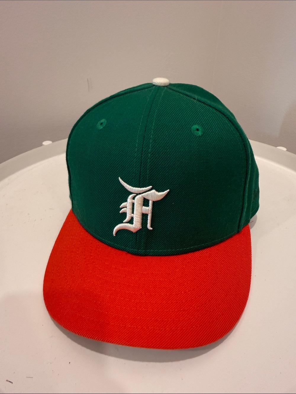 Essentials Fesr of God Baseball Cap with White Embroidered 'F'